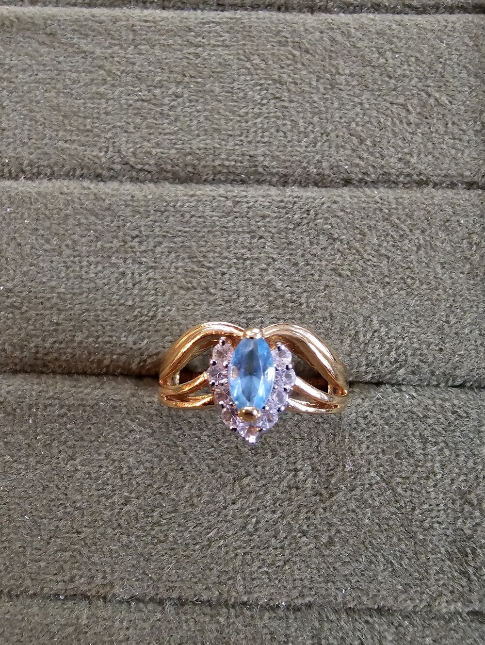 Vintage Gold Plated Ring Size 7